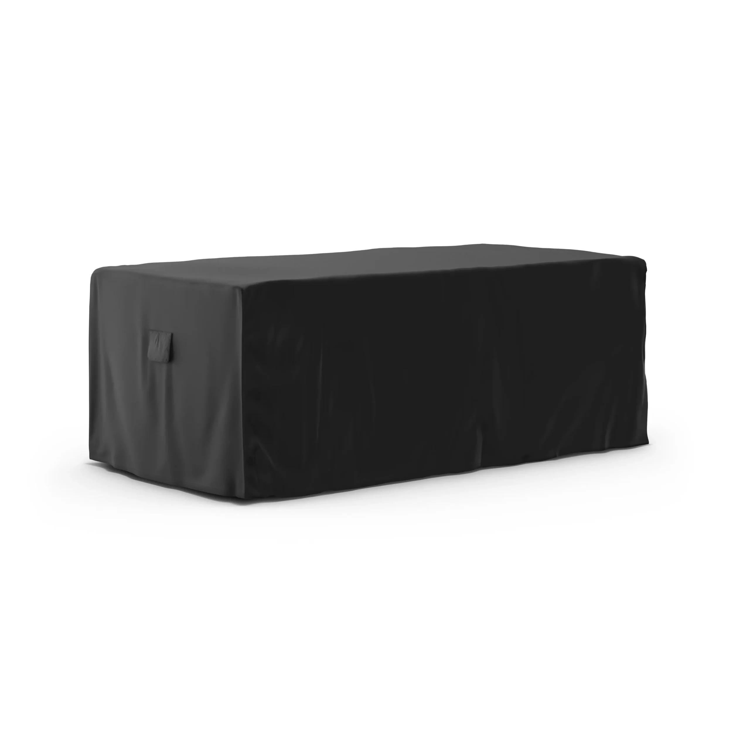 Sardis Outdoor Dining Table Cover for 6 - Black - Image 6