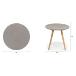 Atra Outdoor Cafe Table - Concrete