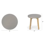 Atra Outdoor Side Table - Concrete