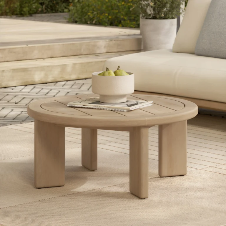 Daphne 31.5_ Outdoor Coffee Table - Eucalyptus