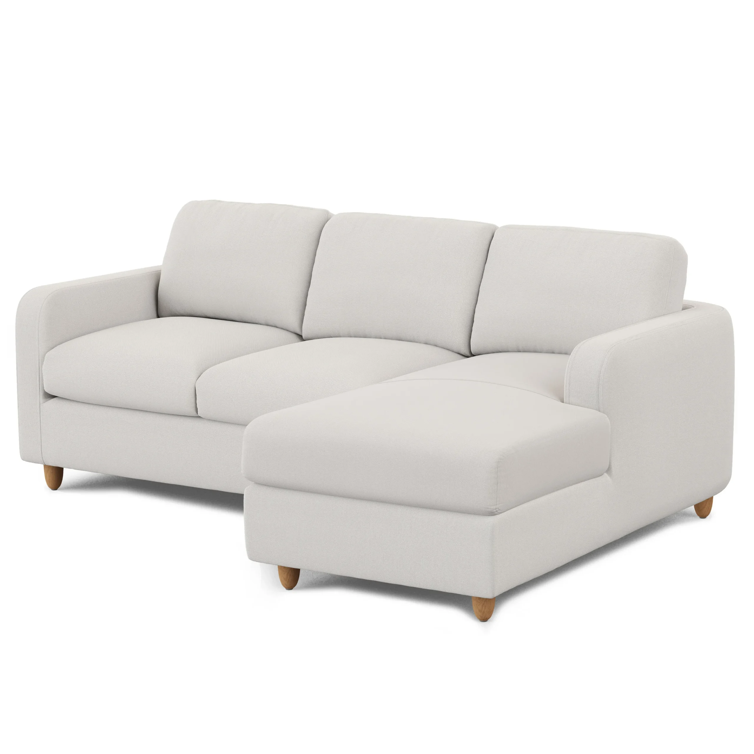 Vati 90.5_ Right Storage Sectional - Natural Oak and Buckler Brown - Image 13