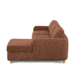 Vati 90.5_ Right Storage Sectional - Natural Oak and Napa Rust