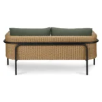 Aby 69.5_ Outdoor Loveseat - Dravite Green