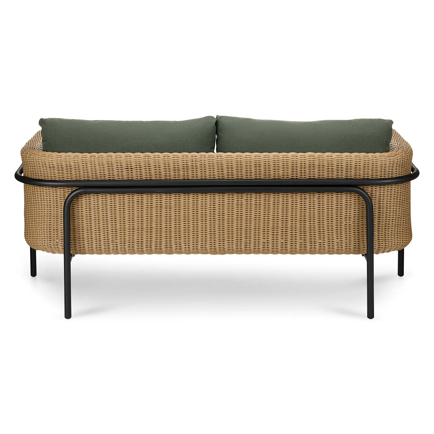 Aby 69.5_ Outdoor Loveseat - Dravite Green - Image 13