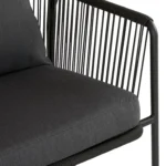Calicut 67_ Outdoor Loveseat Set - Coast Black