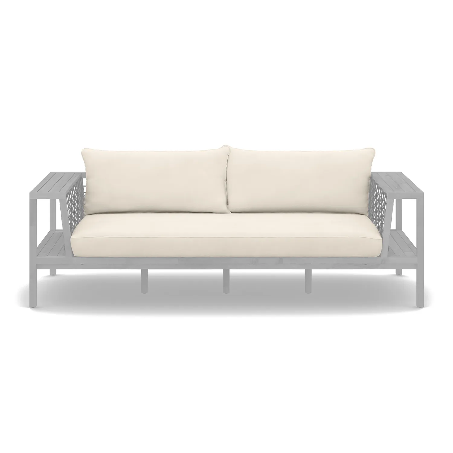 Callais Outdoor Sofa Cushion Cover Set - Dravite Ivory - Image 3