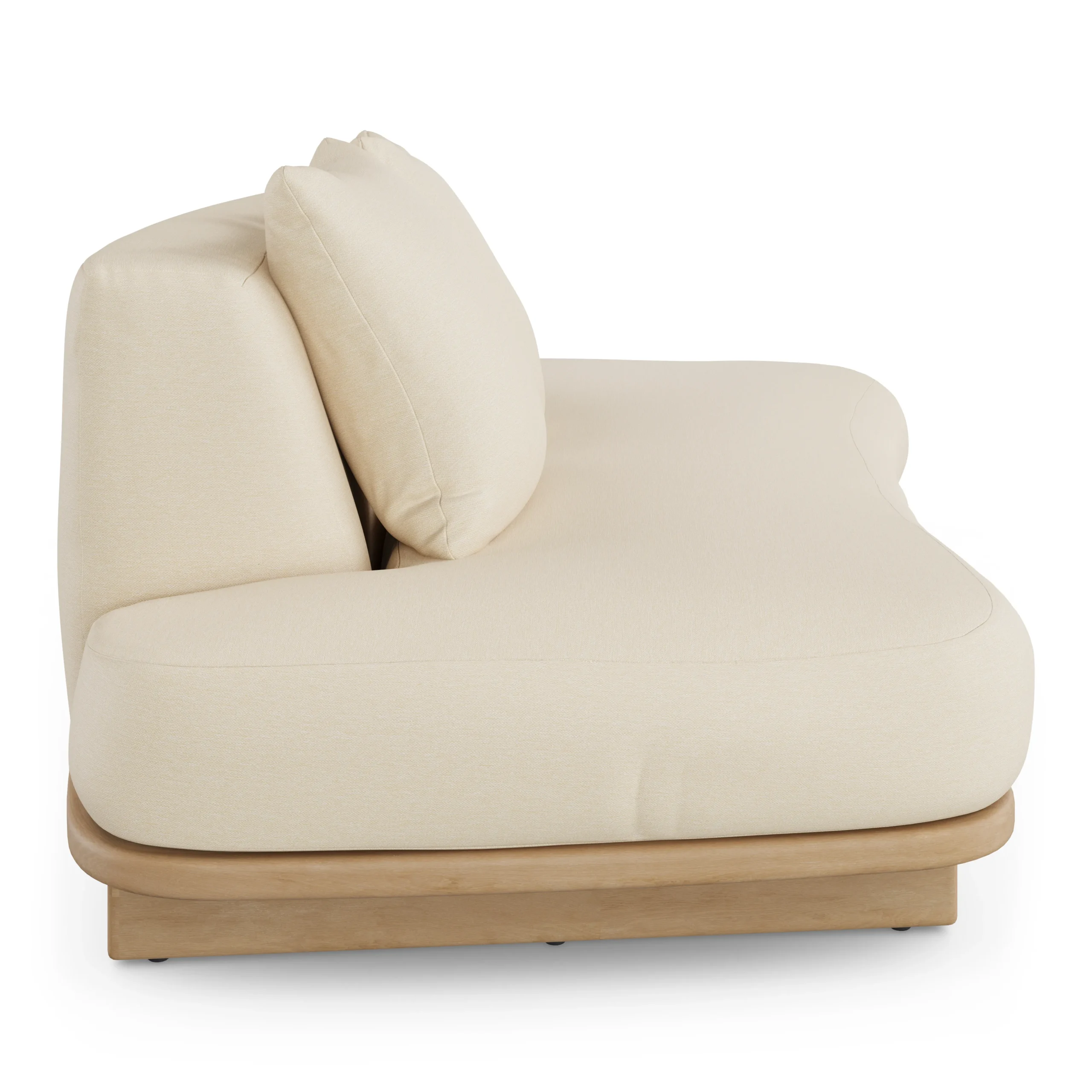 Daphne 80.5_ Outdoor Sofa - Dravite Ivory - Image 3