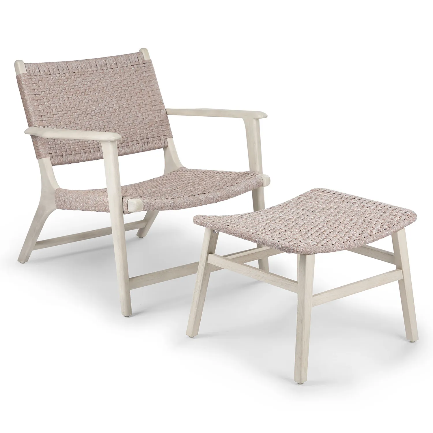 Reni 24.25_ Outdoor Ottoman - Brushed Taupe - Image 5