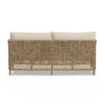 Robbi 67.25_ Outdoor Loveseat - Dravite Ivory