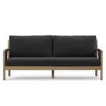 Rosa 80_ Outdoor Sofa - Dravite Black