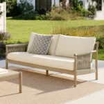 Rosa 80_ Outdoor Sofa - Dravite Ivory