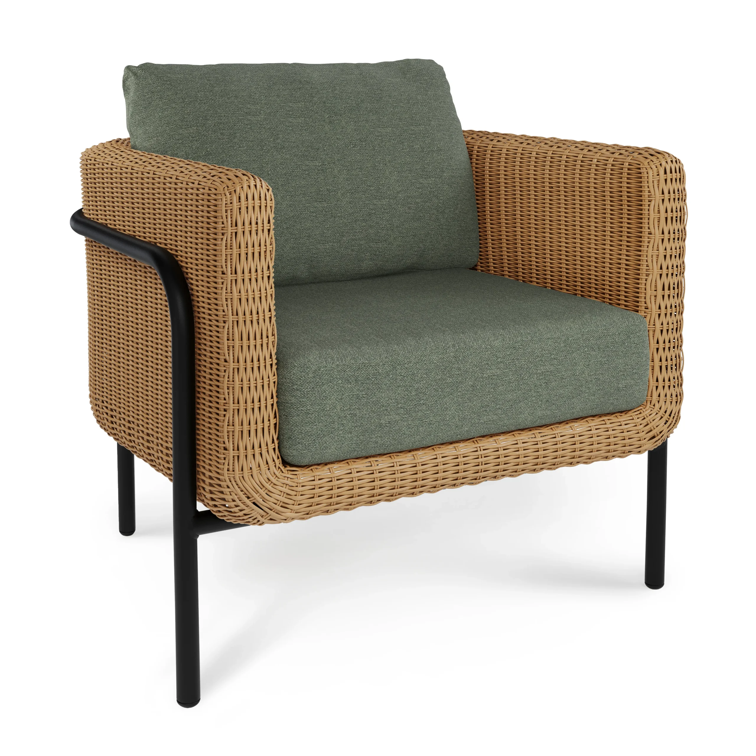 Aby 33_ Outdoor Lounge Chair - Dravite Green - Image 9