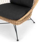 Aeri 37_ Outdoor Lounge Chair - Slate Gray