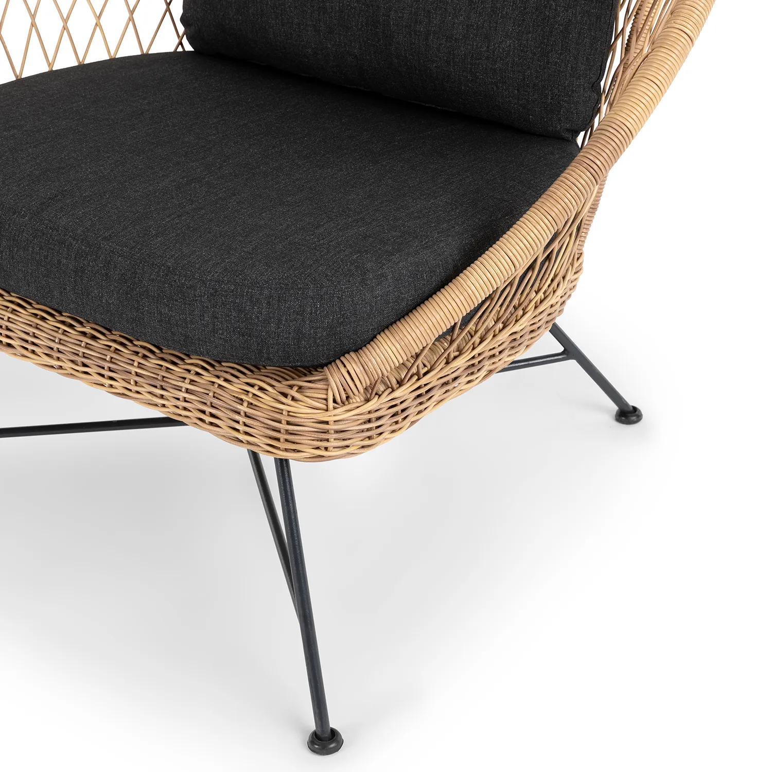 Aeri 37_ Outdoor Lounge Chair - Slate Gray - Image 8