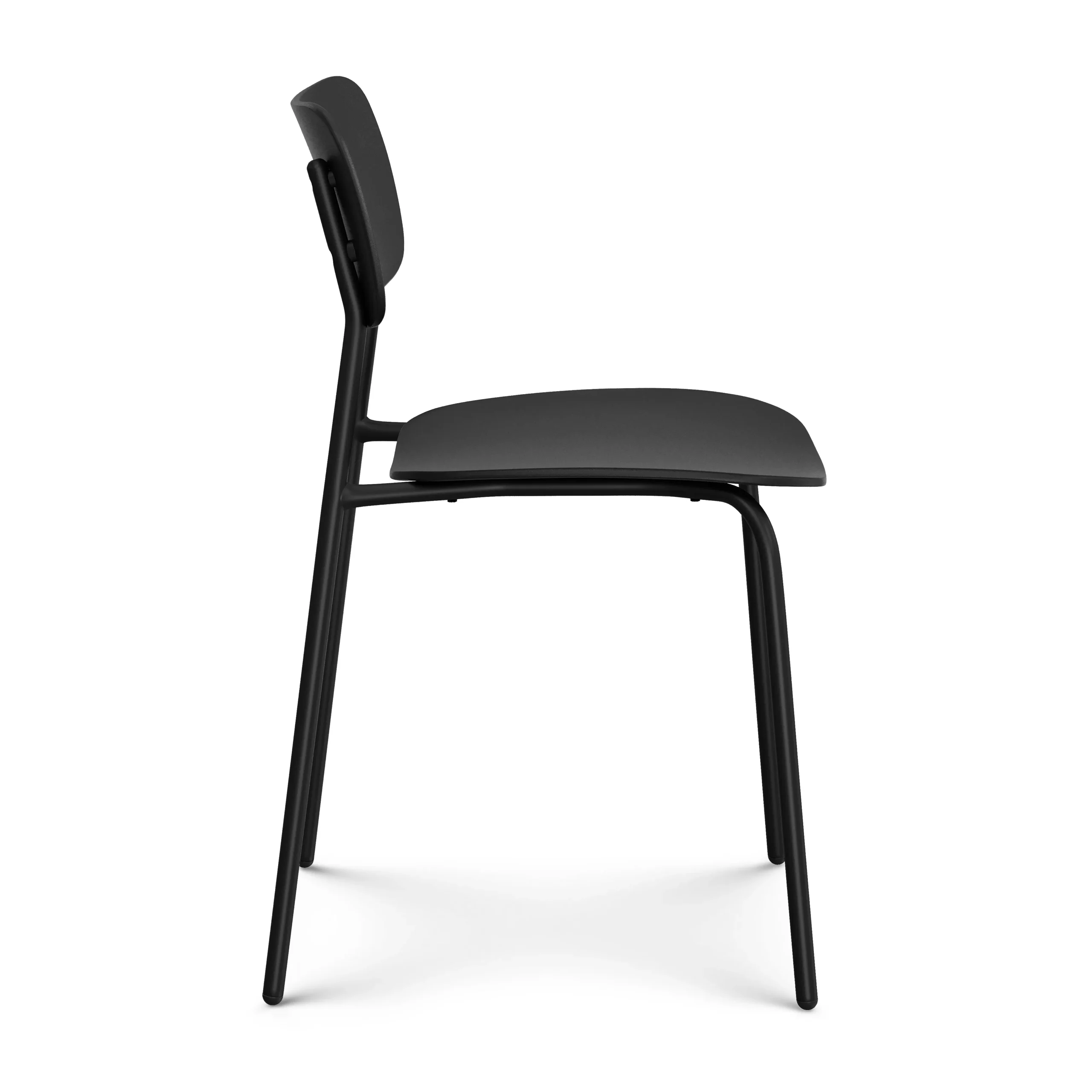 Ari Outdoor Stackable Dining Chair - Black - Image 13