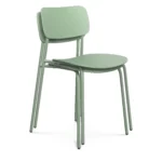 Ari Outdoor Stackable Dining Chair - Khaki Green