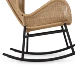 Beltaine 30.5_ Outdoor Rocking Lounge Chair - Wicker
