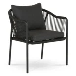 Calicut Outdoor Dining Chair - Coast Black