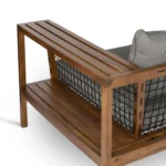 Callais 55_ Outdoor Lounge Chair - Taupe Gray