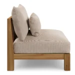 Cove 34.25_ Outdoor Armless Chair Module - Basket Beige