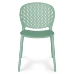 Dot Outdoor Stackable Dining Chair - Malibu Aqua