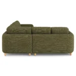 Vati 92_ Corner Sectional -  Natural Oak and Napa Moss