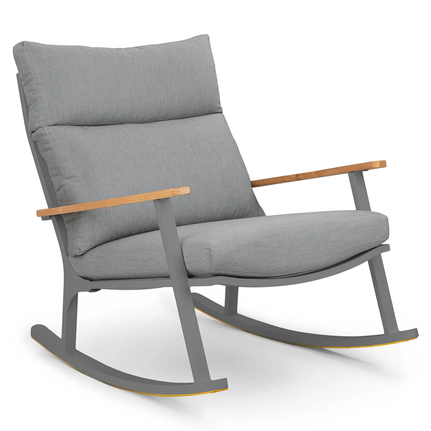 Eleya 31.5_ Outdoor Rocking Chair - Stega Gray - Image 10