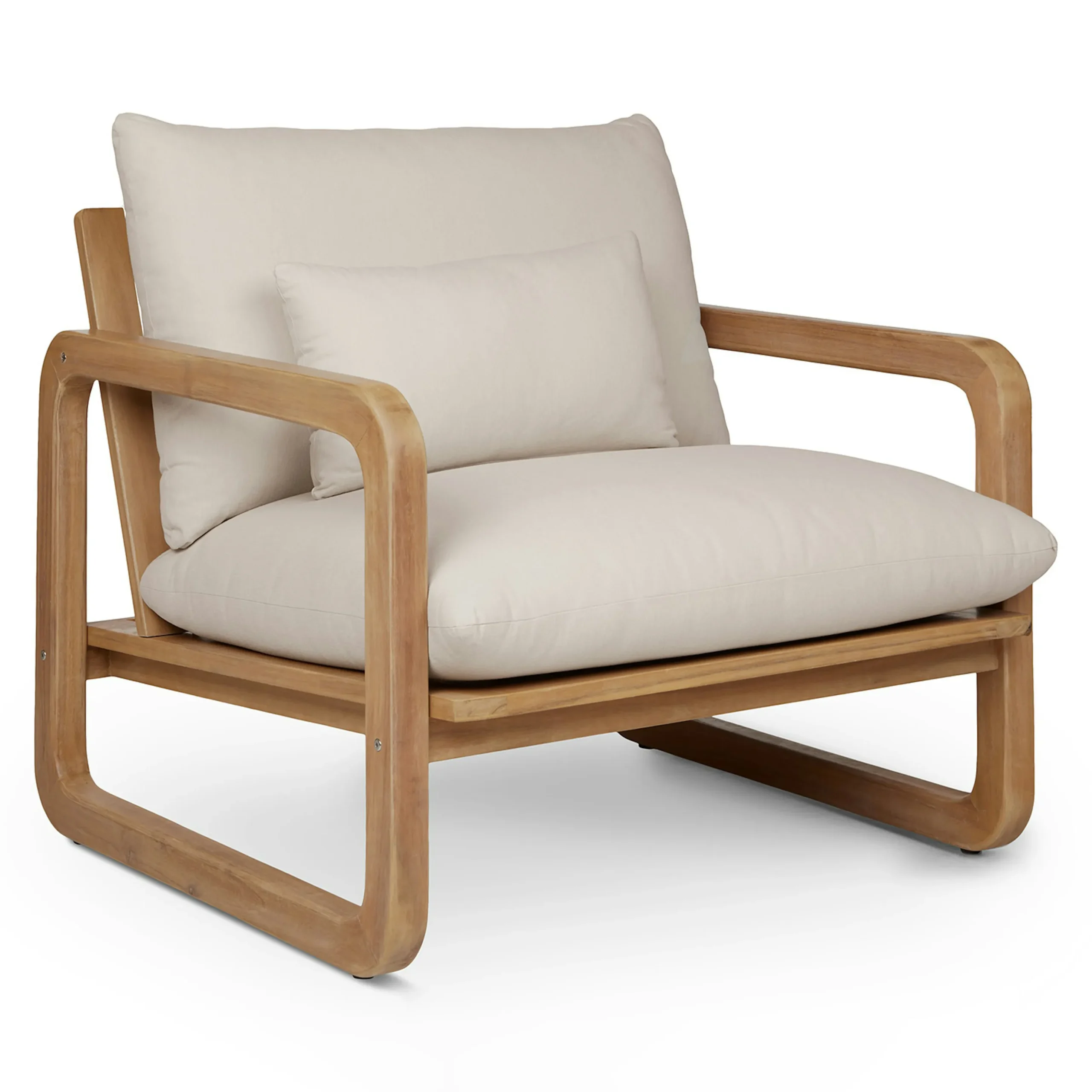 Laholm 36.5_ Outdoor Lounge Chair - Dravite Ivory - Image 3