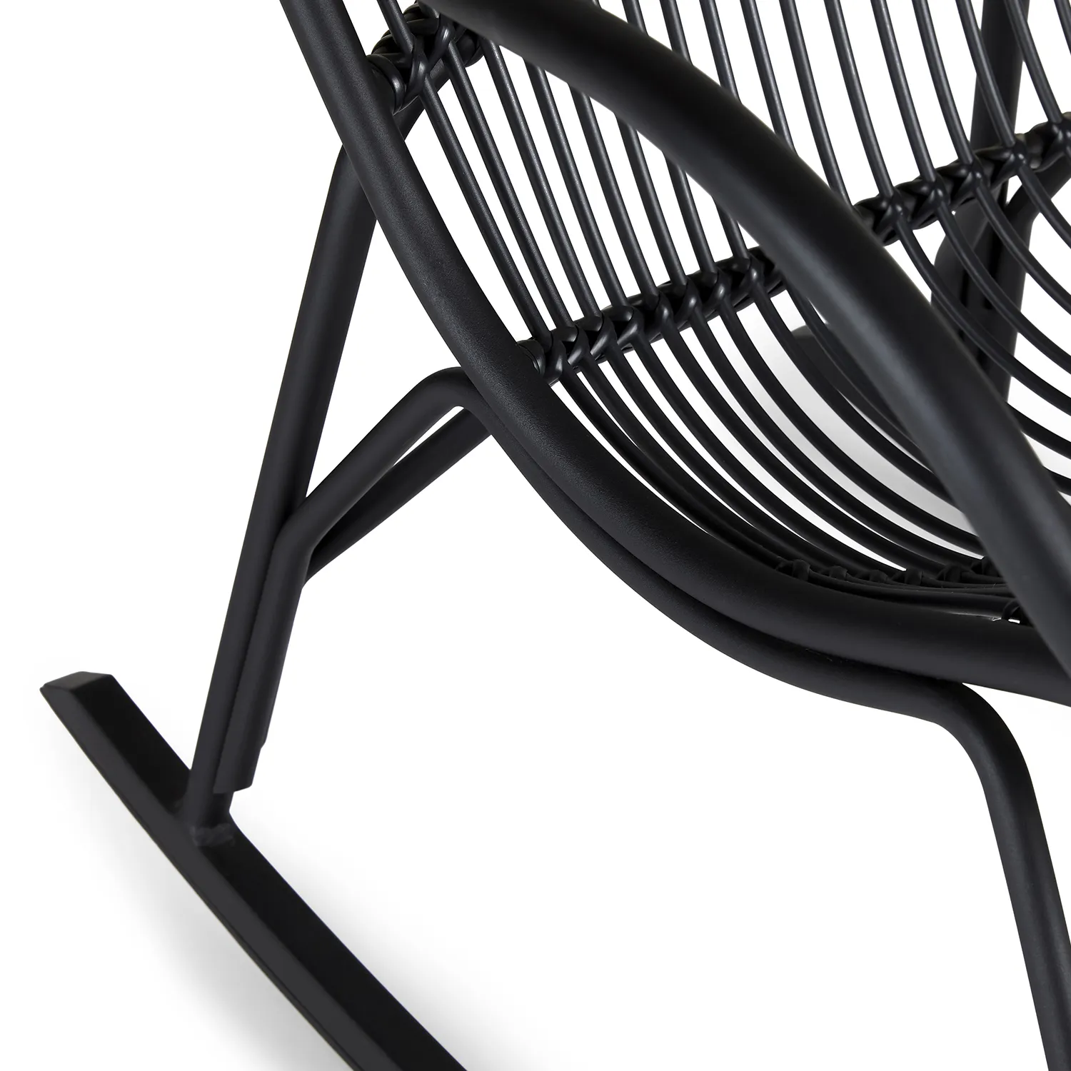 Medan 24.5_ Outdoor Rocking Lounge Chair - Graphite - Image 13