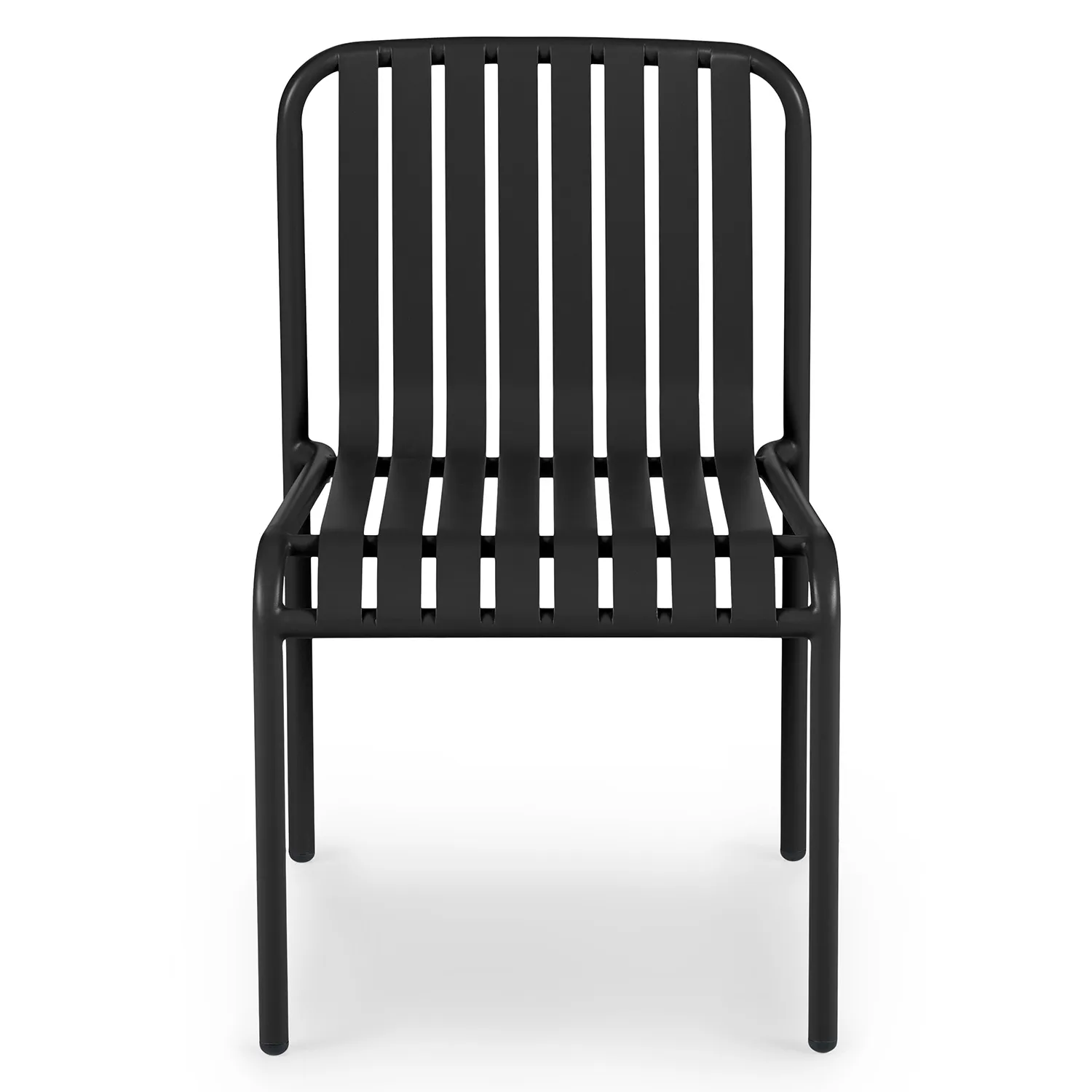Sarek Outdoor Stackable Dining Chair - Black - Image 14