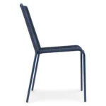 Zina Outdoor Stackable Dining Chair - Indigo Blue