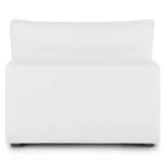 Beta 39.5_ Armless Chair Module - Quartz White