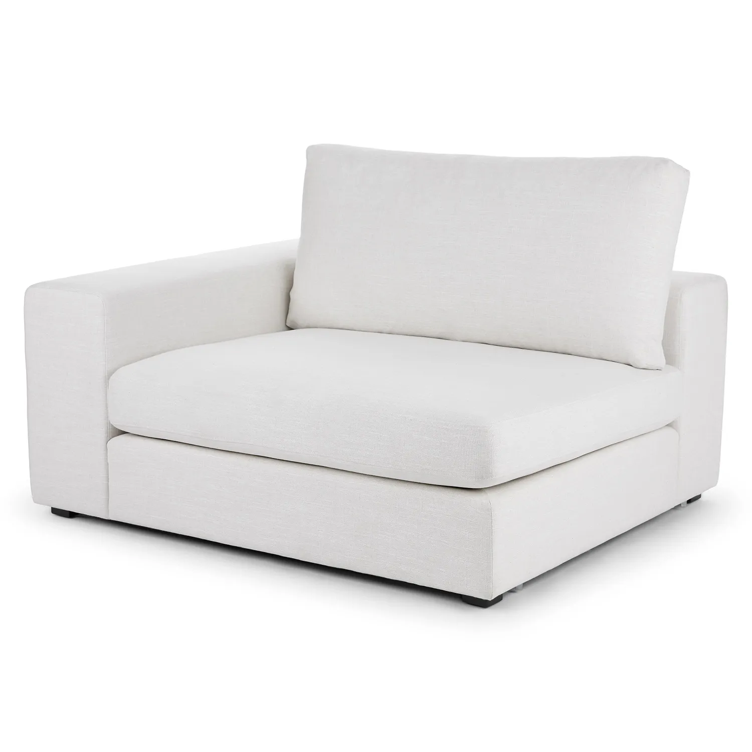 Beta 49_ Left Arm Chair Module - Quartz White - Image 3