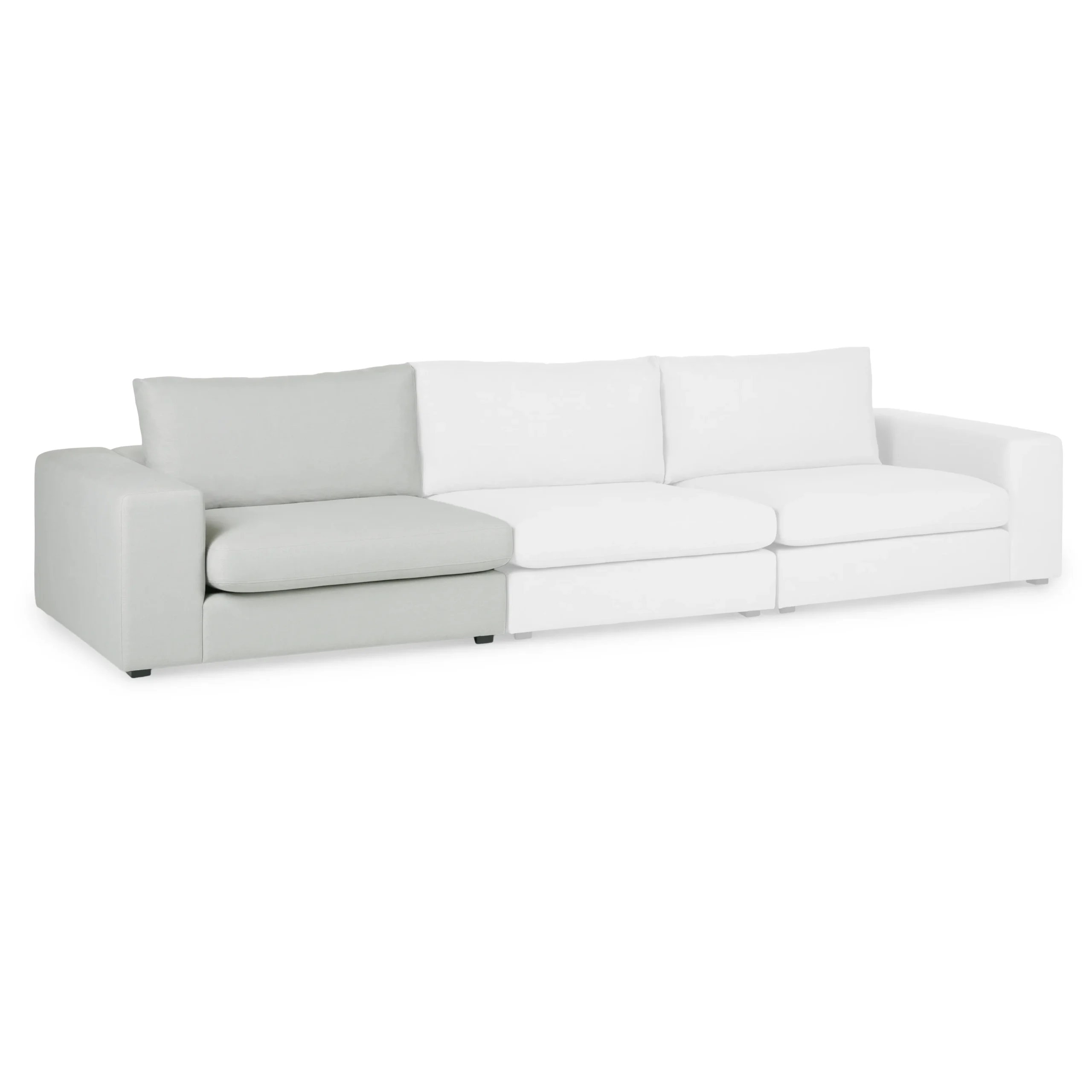 Beta 49_ Left Arm Chair Module - Welsh Gray - Image 3