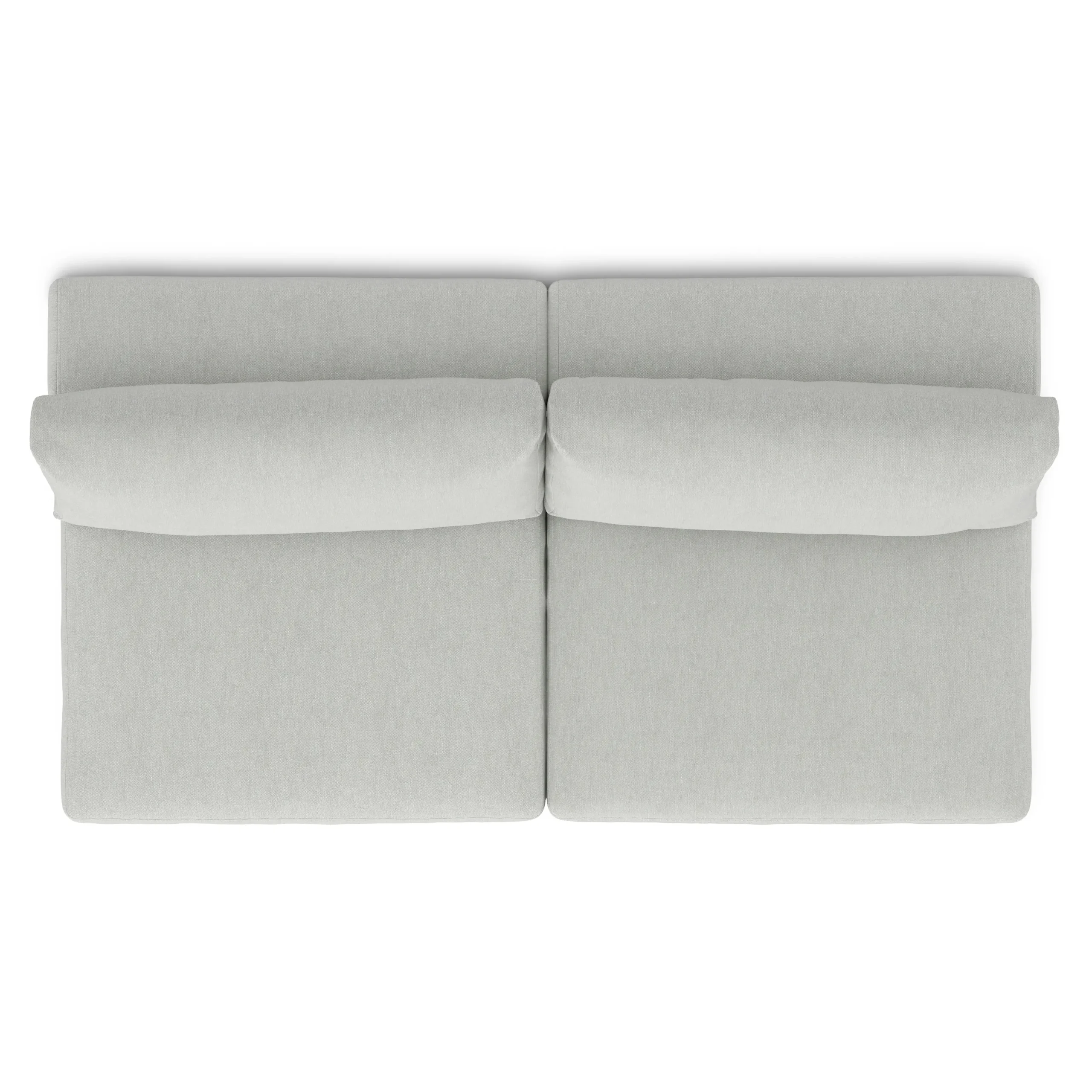 Beta 79_ Armless Modular Sofa - Welsh Gray - Image 10