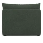 Leigh 39.5_ Armless Chair Module - Green Wool Bouclé
