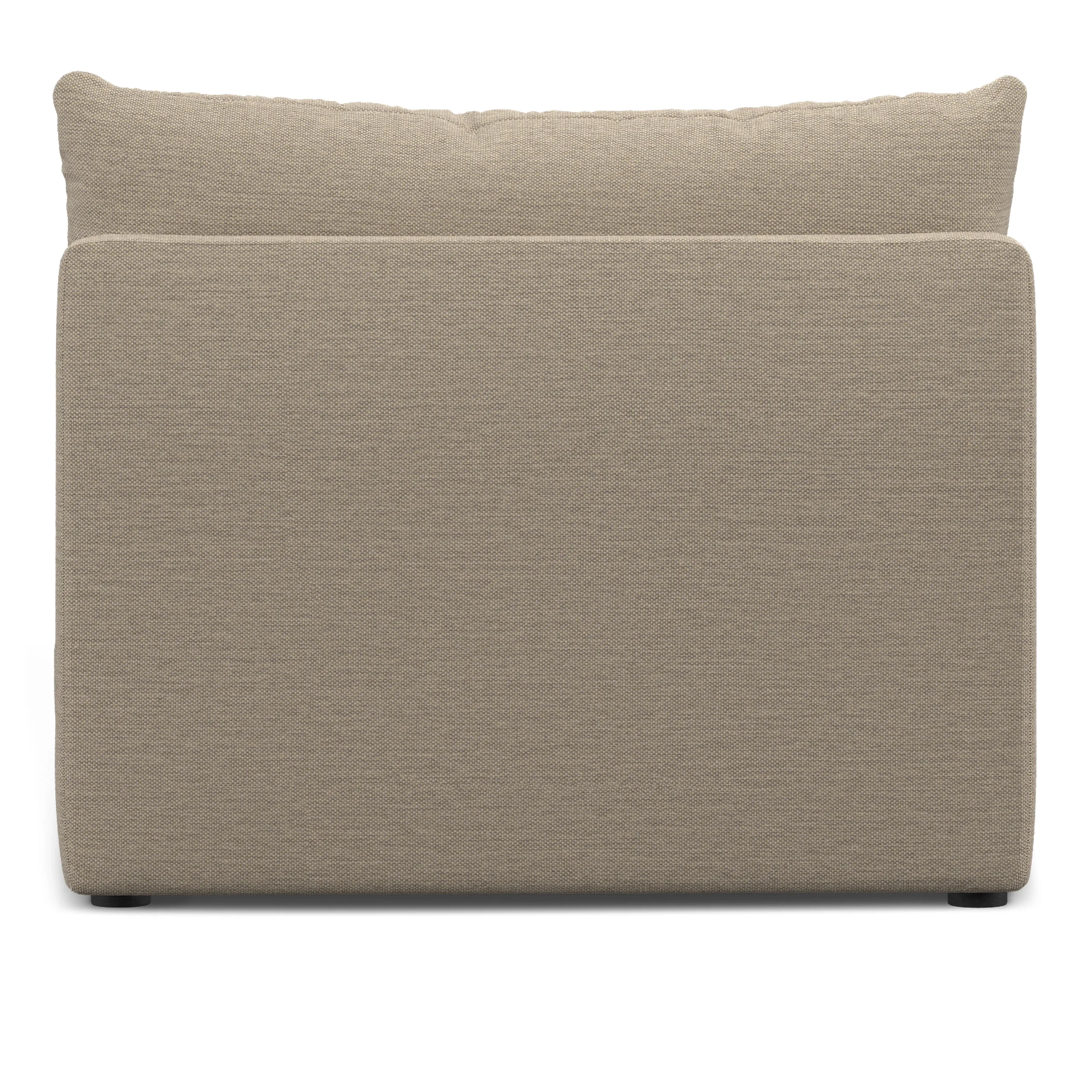 Leigh 39.5_ Armless Chair Module - Silver Taupe - Image 11