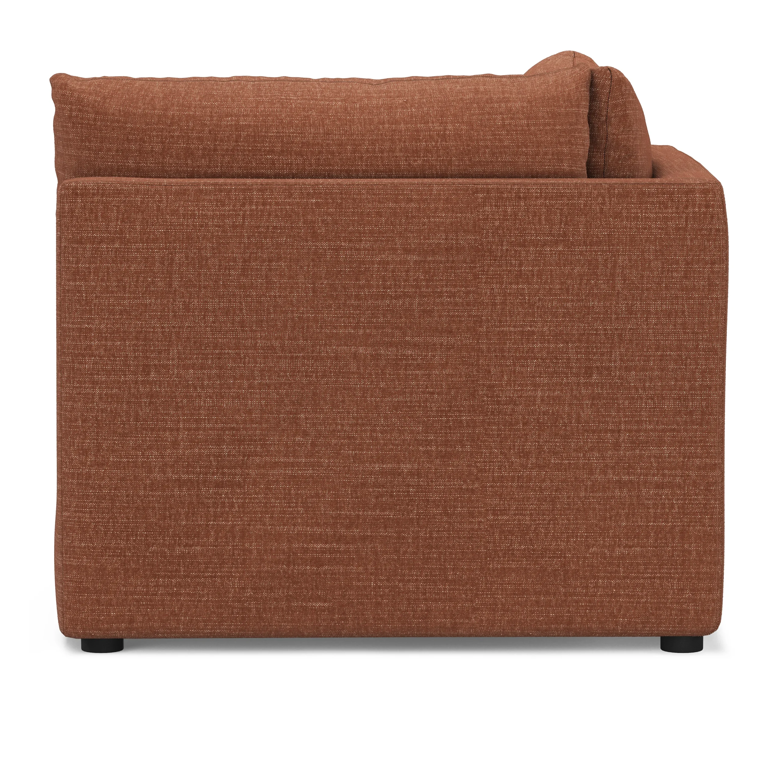 Leigh 41_ Corner Chair Module - Napa Rust - Image 9