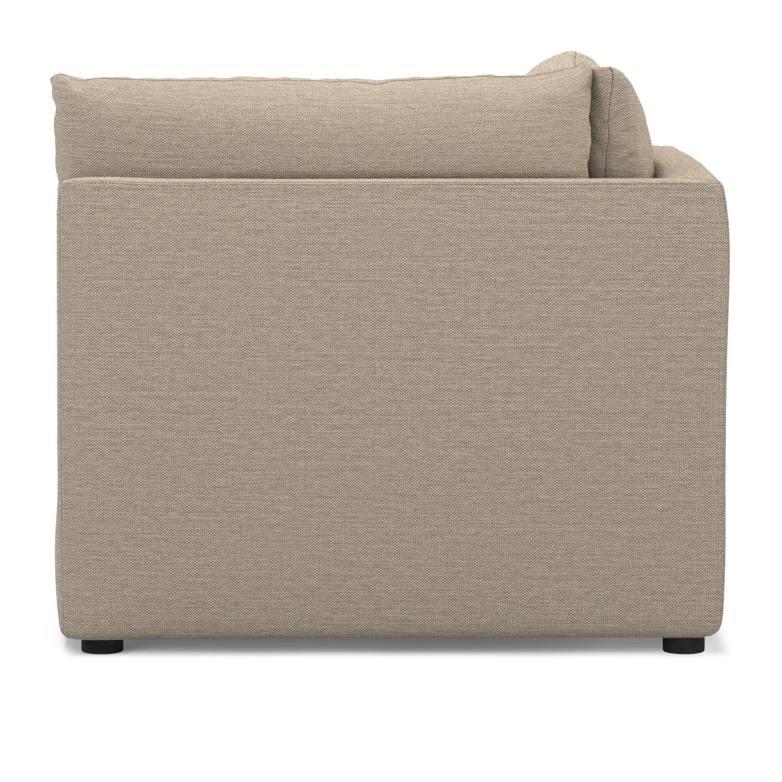 Leigh 41_ Corner Chair Module - Silver Taupe - Image 11