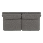 Leigh 79_ Armless Modular Sofa - Silver Gray