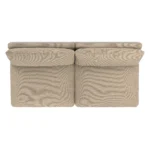 Leigh 79_ Armless Modular Sofa - Silver Taupe