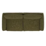 Leigh 92_ Modular Sofa - Napa Moss