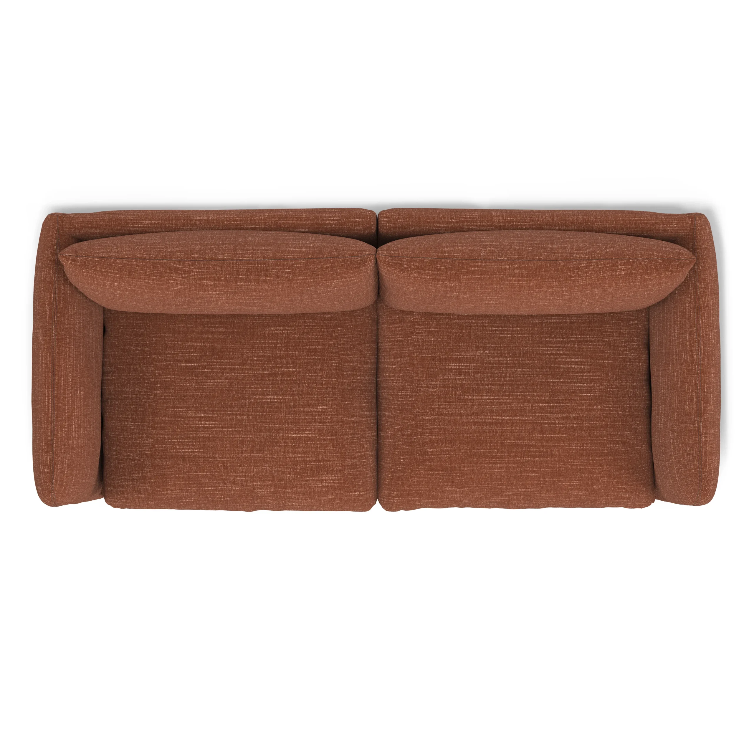 Leigh 92_ Modular Sofa - Napa Rust - Image 9