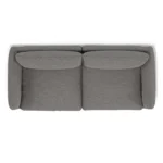 Leigh 92_ Modular Sofa - Silver Gray