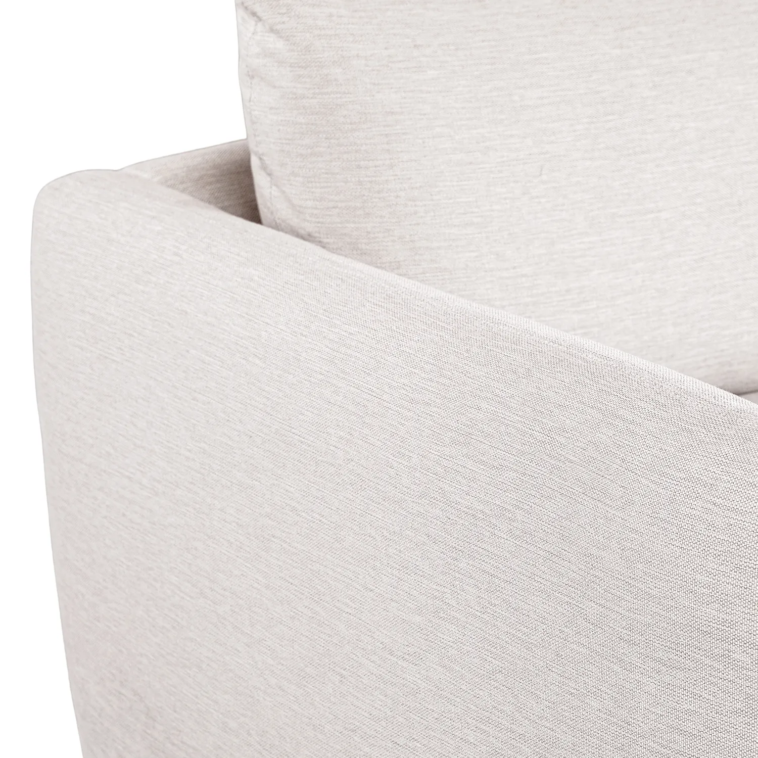Leigh 92_ Modular Sofa - Silver Ivory - Image 5