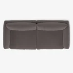 Leigh 92_ Velvet Modular Sofa - Hale Warm Gray