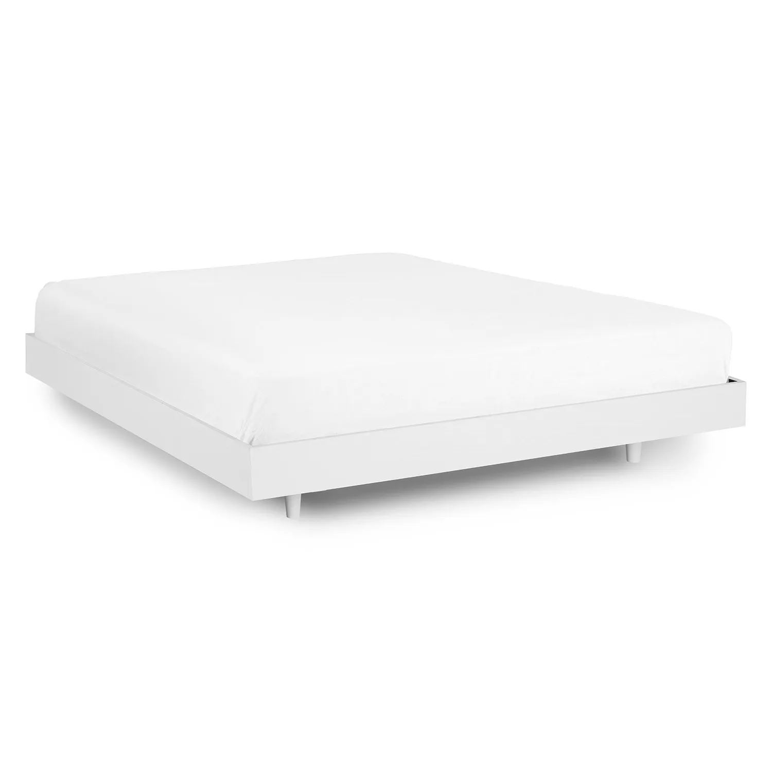 Basi King Bed Frame - White - Image 12