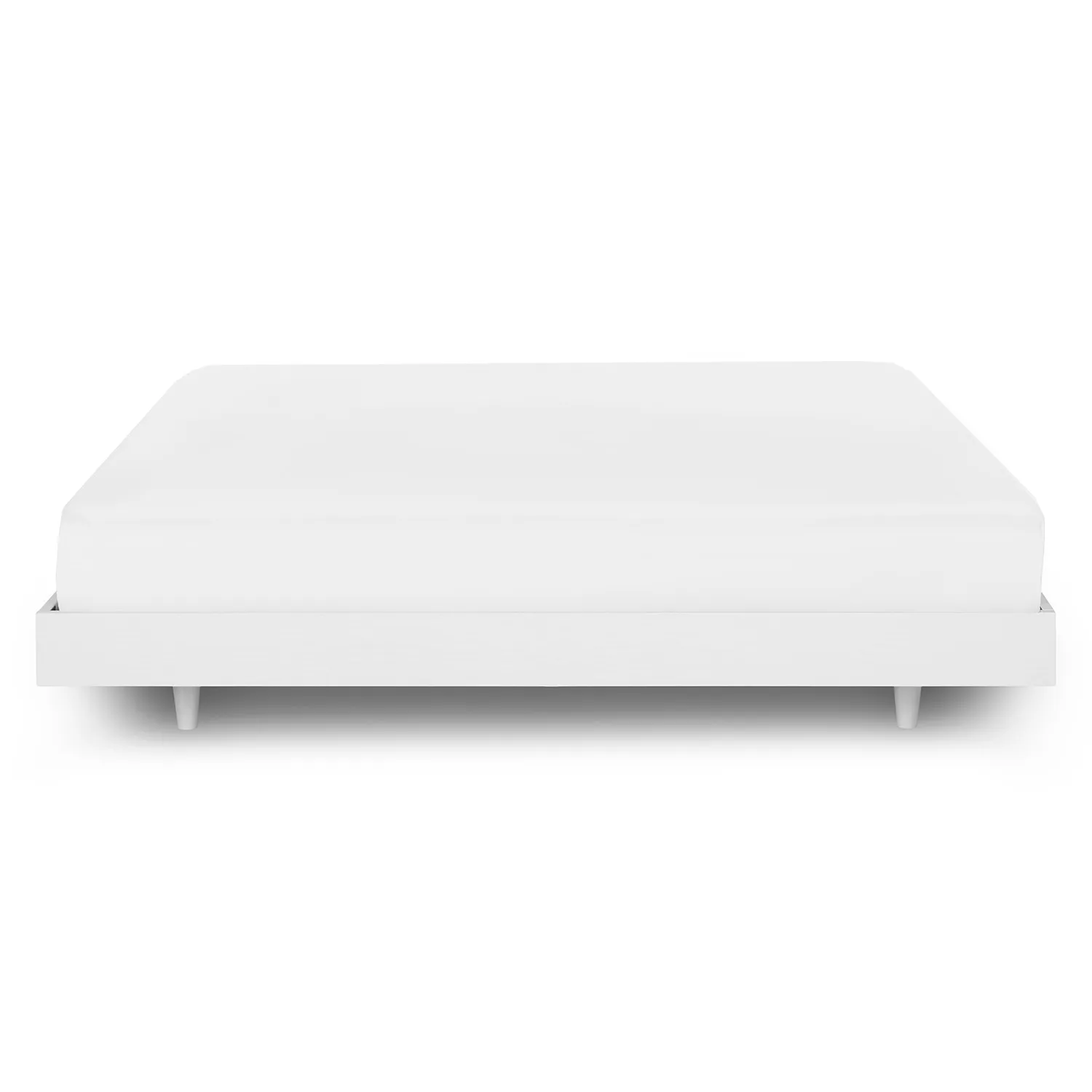 Basi Queen Bed Frame - White - Image 9