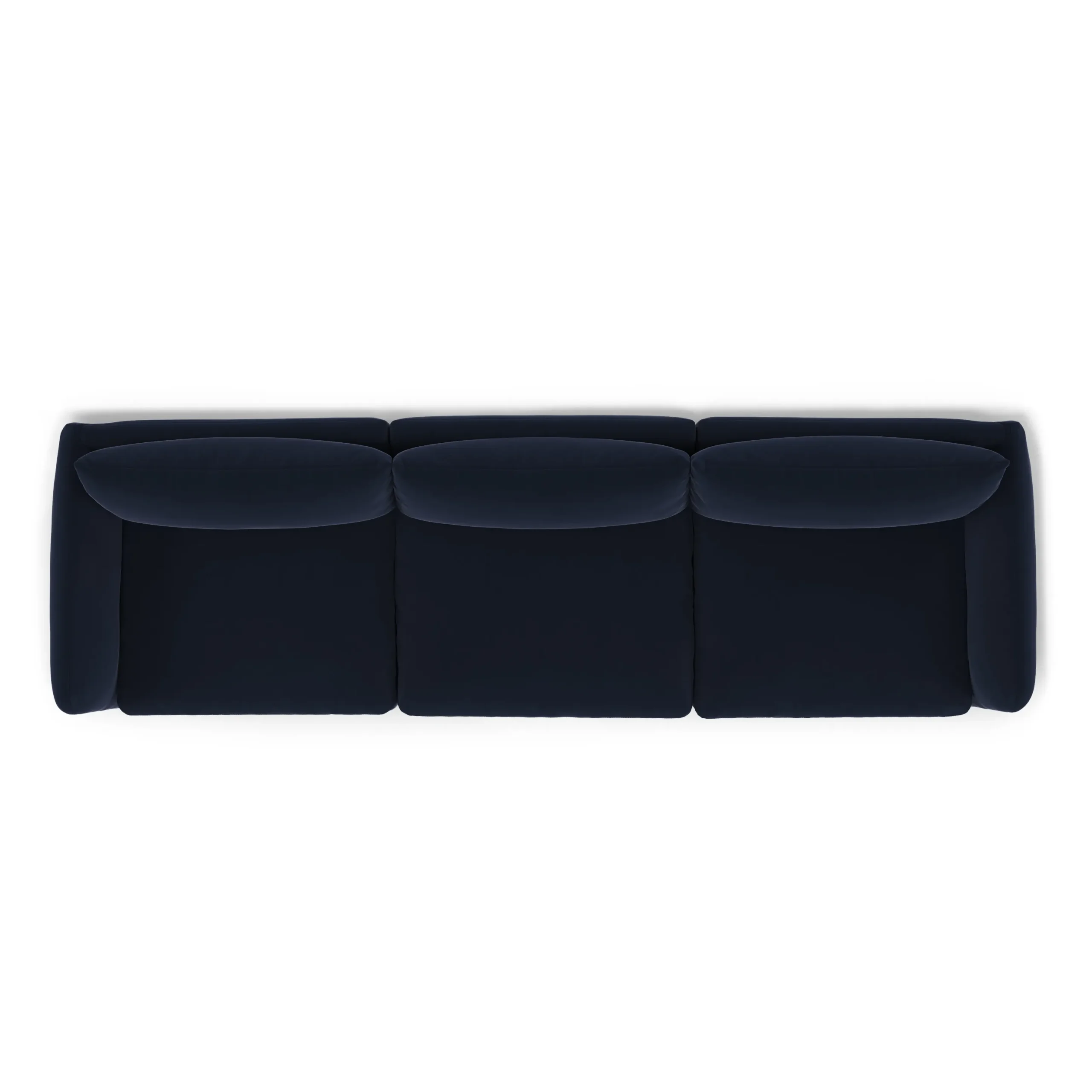 Leigh 131.5_ Velvet Modular Sofa - Hale Ink - Image 8