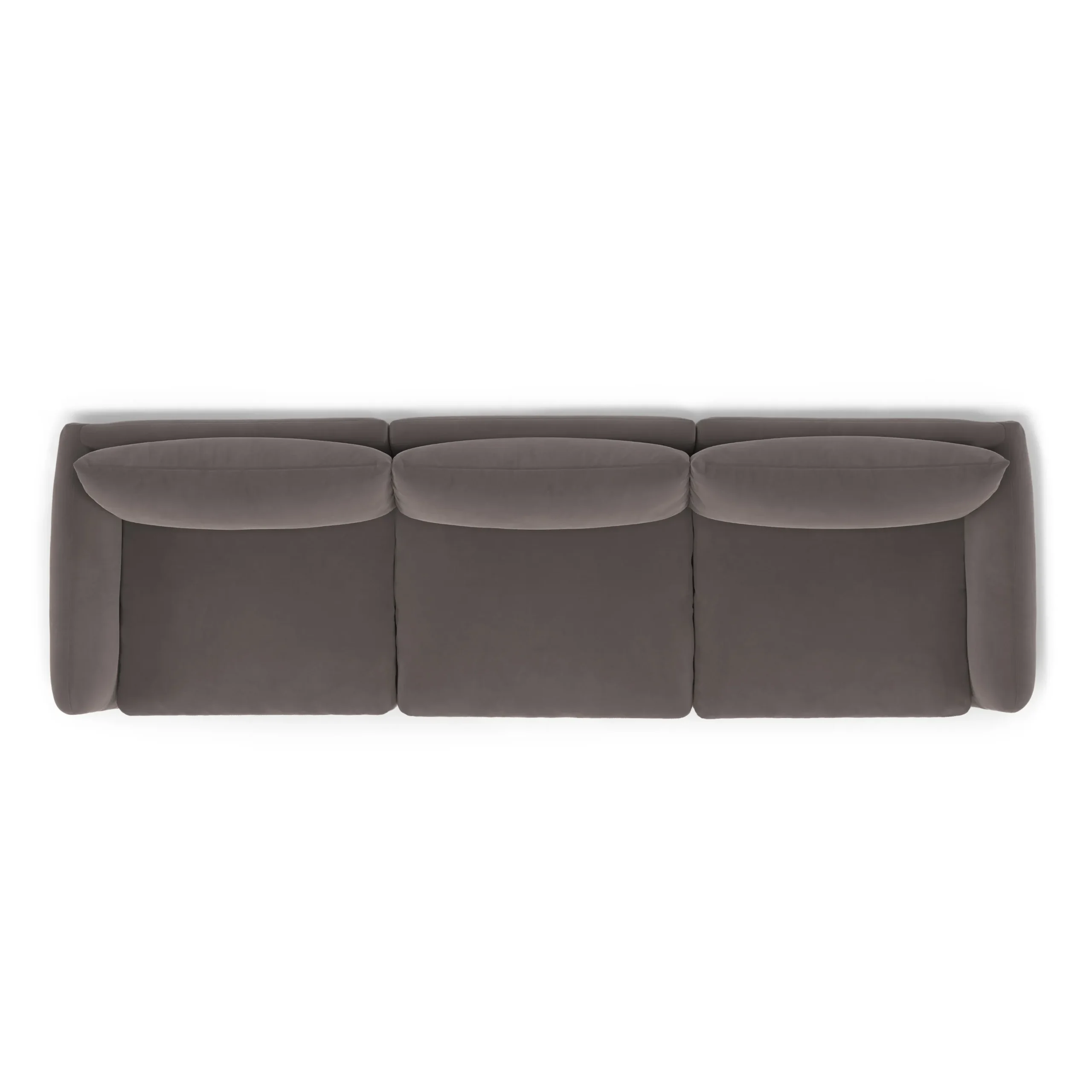 Leigh 131.5_ Velvet Modular Sofa - Hale Warm Gray - Image 9